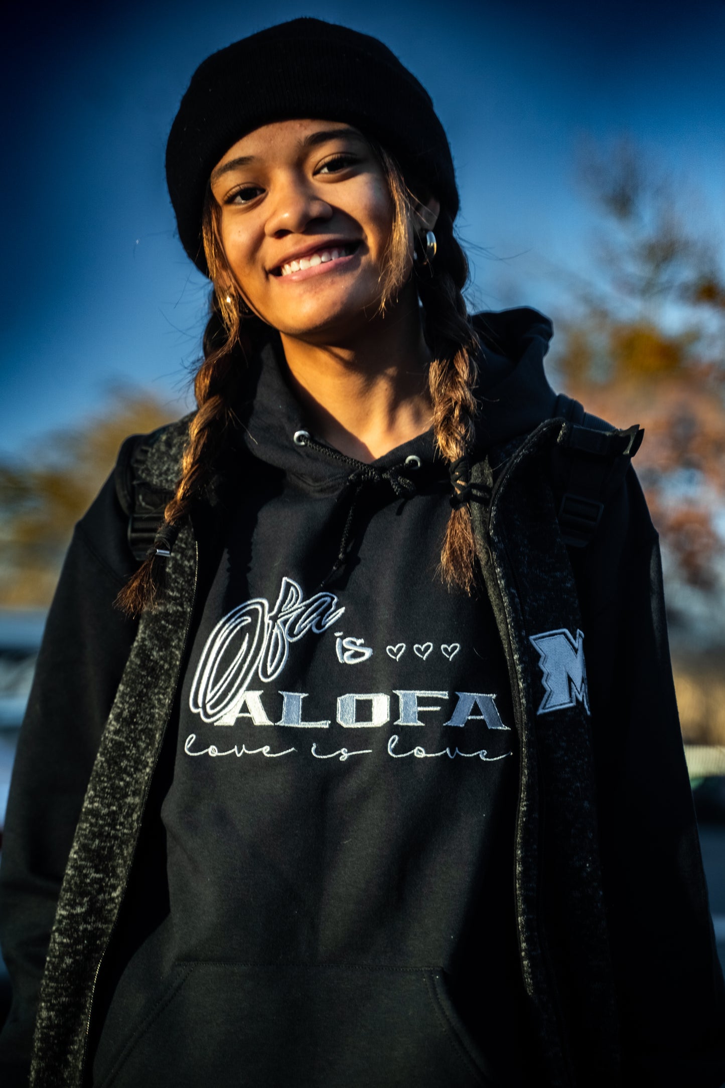 OFA IS ALOFA LOVE IS LOVE Stitched